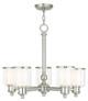 Livex Lighting - 40205-91 - Five Light Chandelier - Middlebush - Brushed Nickel