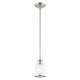 Livex Lighting - 40210-91 - One Light Mini Pendant - Middlebush - Brushed Nickel