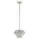 Livex Lighting - 40401-91 - One Light Mini Pendant - Amsterdam - Brushed Nickel