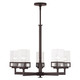Livex Lighting - 40595-07 - Five Light Chandelier - Harding - Bronze