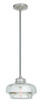 Livex Lighting - 40607-91 - One Light Mini Pendant - Hand Blown Art Glass Mini Pendants - Brushed Nickel