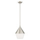Livex Lighting - 40684-91 - One Light Mini Pendant - Stockholm - Brushed Nickel