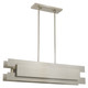 Livex Lighting - 40694-91 - Four Light Linear Chandelier - Varick - Brushed Nickel