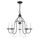 Livex Lighting - 40795-04 - Five Light Chandelier - Alessia - Black