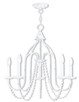 Livex Lighting - 40795-60 - Five Light Chandelier - Alessia - Antique White