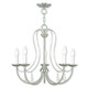 Livex Lighting - 40865-91 - Five Light Chandelier - Mirabella - Brushed Nickel