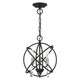 Aria Three Light Convertible Chandelier / Semi Flush (40903-04)