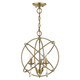 Aria Three Light Convertible Chandelier / Semi Flush (40904-01)