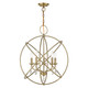 Livex Lighting - 40905-01 - Five Light Chandelier - Aria - Antique Brass