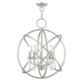 Livex Lighting - 40905-91 - Five Light Chandelier - Aria - Brushed Nickel