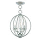 Livex Lighting - 40913-05 - Three Light Mini Chandelier/Ceiling Mount - Arabella - Polished Chrome