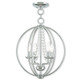 Livex Lighting - 40914-05 - Four Light Mini Chandelier/Ceiling Mount - Arabella - Polished Chrome