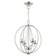 Arabella Four Light Convertible Chandelier/ Semi-Flush (40914-91)