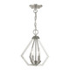 Livex Lighting - 40922-91 - Two Light Mini Chandelier/Ceiling Mount - Prism - Brushed Nickel
