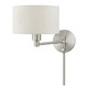 Swing Arm Wall Lamps One Light Swing Arm Wall Lamp (40940-91)