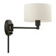 Swing Arm Wall Lamps One Light Swing Arm Wall Lamp (40940-92)