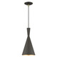 Livex Lighting - 41185-07 - One Light Pendant - Waldorf - Bronze with Antique Brass