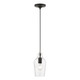 Livex Lighting - 41240-04 - One Light Mini Pendant - Avery - Black w/Brushed Nickel