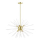 Livex Lighting - 41255-12 - Nine Light Chandelier - Utopia - Satin Brass