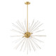 Livex Lighting - 41258-12 - Eight Light Pendant - Utopia - Satin Brass
