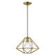 Livex Lighting - 41323-01 - One Light Mini Pendant - Knox - Antique Brass