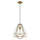 Livex Lighting - 41324-01 - One Light Mini Pendant - Knox - Antique Brass