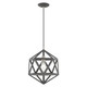 Livex Lighting - 41328-76 - One Light Mini Pendant - Ashland - Scandinavian Gray w/ Brushed Nickels