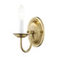 Livex Lighting - 4151-01 - One Light Wall Sconce - Home Basics - Antique Brass