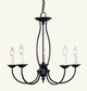 Livex Lighting - 4155-07 - Five Light Chandelier - Home Basics - Bronze