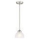 Livex Lighting - 4210-91 - One Light Mini Pendant - Somerset - Brushed Nickel
