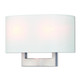 Livex Lighting - 42401-91 - Two Light Wall Sconce - ADA Wall Sconces - Brushed Nickel