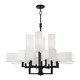 Rubix 12 Light Foyer Chandelier (42679-04)