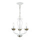 Livex Lighting - 42903-60 - Three Light Chandelier - Katarina - Antique White w/ Antique Brasss