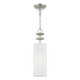 Livex Lighting - 42981-91 - One Light Mini Pendant - Brookdale - Brushed Nickel
