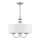 Livex Lighting - 42983-91 - Three Light Pendant - Brookdale - Brushed Nickel
