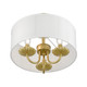 Brookdale Three Light Semi-Flush Mount (42987-33)