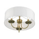 Brookdale Three Light Semi-Flush Mount (42989-01)