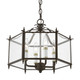 Livingston Four Light Convertible Pendant / Semi-Flush (4398-92)