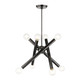 Livex Lighting - 45584-46 - Eight Light Chandelier - Stafford - Black Chrome