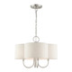 Livex Lighting - 45806-91 - Four Light Chandelier - Solstice - Brushed Nickel