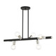 Bannister Six Light Linear Chandelier (45866-04)
