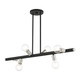 Bannister Six Light Linear Chandelier (45866-04)