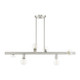 Bannister Six Light Linear Chandelier (45866-91)
