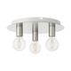 Hillview Three Light Flush Mount (45873-91)