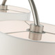 Meridian Two Light Linear Chandelier (45982-91)