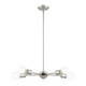 Livex Lighting - 46135-91 - Five Light Chandelier - Lansdale - Brushed Nickel w/ Bronzes