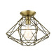 Geometric One Light Flush Mount (46248-01)