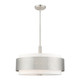 Livex Lighting - 46255-91 - Five Light Chandelier - Noria - Brushed Nickel