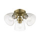 Montgomery Three Light Semi-Flush Mount (46339-01)