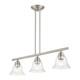 Moreland Three Light Linear Chandelier (46487-91)